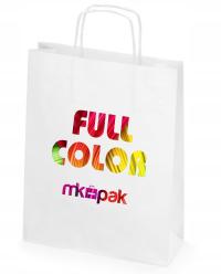 Бумажный мешок с вашим логотипом A5 18X8X21 100 шт
