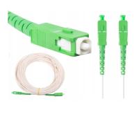 KABEL ŚWIATŁOWÓD SM SC/APC 40m SIMPLEX FTTH OUTDOOR ZEWNĘTRZNY