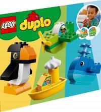 Lego Duplo - Mix Klocków różne klocki statek samolot zwierzęta słodycze