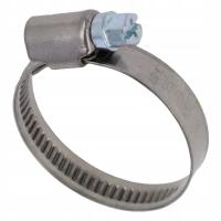 16-25mm Opaska ślimakowa, cybant, obejma W2, nierdzewna - półinox