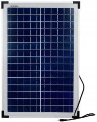Panel słoneczny 25W z mocowaniem, do elektryzatorów z gniazdem solarnym, Ke