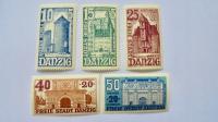 1936 Gdańsk Mi.262**-266** czyste pełna guma stan dobry Wartość 120,- Euro