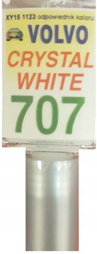 VOLVO 707 CRYSTAL WHITE LAKIER SAMOCHODOWY ZAPRAWKA DO RYS 10 ML ARASYSTEM