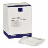 KOMPRESY GAZOWE GAZIKI JAŁOWE 7,5X7,5 STERYLNE 125