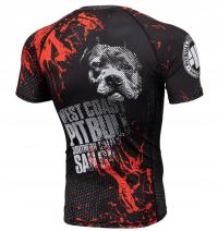 Pit Bull Rashguard Blood Dog Shortsleeve XL