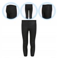 Spodnie termoaktywne dziecięce WOOLCANO Merino 100% PANT0975 czarny 11-12Y