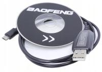 KABEL USB PRZEWÓD DO PROGRAMOWANIA PROGRAMATOR DO BAOFENG BF-T1 BF-9100 CD