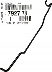 Peugeot OE 792778 wspornik maski