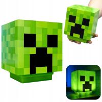 LAMPKA ZIELONY CREEPER MINECRAFT Z DŹWIĘKIEM PREZENT