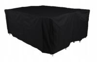 Чехол для садовой мебели 3x2 м водонепроницаемый черный с резиновым уголком