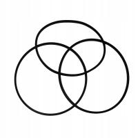 Комплект из 3 ремней приводной ремень Unitra - RM 820S CONDOR