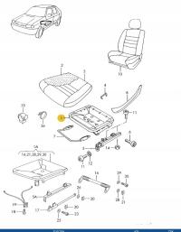 SKODA OE 6U0881135C POJEMNIK SIEDZENIA FELICIA LEWA