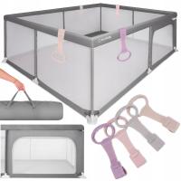 Манеж для детской кроватки большая игровая площадка 150 x 200 x 68 см ручки