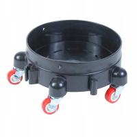 Wózek na kółkach z 5 rolkami i ruchomą podstawą Stołek do myjni samochodowej