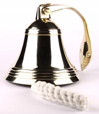 РИНГТОН КОЛОКОЛ НАСТЕННЫЙ КОРАБЕЛЬНЫЙ ЛАТУННЫЙ в ПОДАРОК