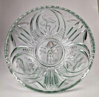 АНТИЧНАЯ СТАРАЯ ЧАША СТЕКОЛЬНЫЙ ЗАВОД ZĄBKOWICE 1910