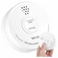 CZUJNIK DYMU CZUJKA DETEKTOR WYKRYWACZ BEZPRZEWODOWY 10LAT ŻYWOTNOŚCI VAYOX