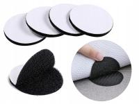 RZEP samoprzylepny KÓŁKA 60 mm CZARNY 6 cm rzepy samoprzylepne okrągłe