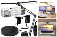 Lampka biurkowa Izoxis Lampka Uchwyt Stojak czarny moc do 24 W