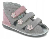 Danielki profilaktyczne buty S124 skórzane kapcie do przedszkola