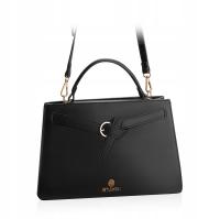 BETLEWSKI torebka wizytowa z ekoskóry ekologiczna wygodna wieczorowa