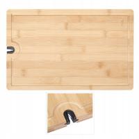 Deska bambusowa z ostrzałką 38x24x1,9cm RAVI
