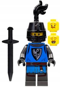 LEGO Castle - figurka, cas576, Black Falcon, rycerz