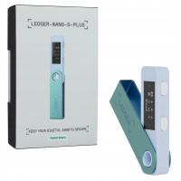 Ledger Nano S Plus безопасный криптовалютный кошелек BTC ETH Pastel Green