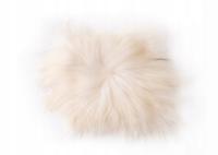 Красивая подушка для стула натуральная овечья кожа длинные волосы