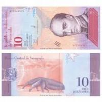 Banknot Wenezuela 10 Bolivares 2018 UNC