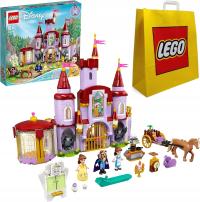 LEGO Disney 43196 Zamek Belli i Bestii + B.duża Torba Lego
