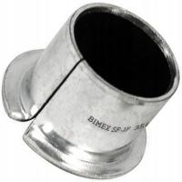 TULEJKA ŚLIZGOWA BRĄZ STAL PTFE ŁOŻYSKO Z KOŁNIERZEM TEFLON PAF BS 8x10x5,5