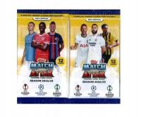 12 kart - 1 SASZETKA Z KARTAMI MATCH ATTAX UEFA CHAMPIONS LEAGUE