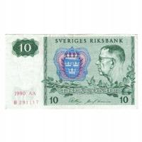 Banknot, Szwecja, 10 Kronor, 1990, KM:52e, AU(55-5