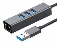 Сетевая карта USB 3.0 Gigabit LAN HUB 1000MB RJ45