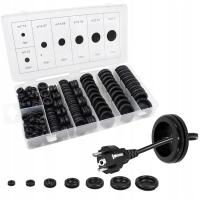 Zestaw 200 szt zaślepki gumowe do otworów przelotki karoseri korki zatyczki