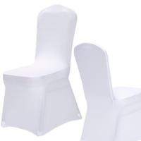 Чехол эластичный универсальный для банкетного стула толстый 190 г белый