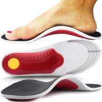 WKŁADKI DO BUTÓW NA PŁASKOSTOPIE AMORTYZUJĄCE KOŚLAWOŚĆ OSTROGI SUPINUJĄCE