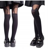 RAJSTOPY DZIECIĘCE DZIEWCZĘCE Z KOTEM KOTKIEM WZORY WŁOSKIE MIKROFIBRA