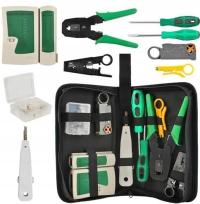 Zestaw narzędzi do instalacji sieci Bigstren z testerem i zaciskarką