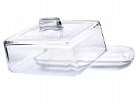 Maselnica szklana pojemnik na masło Jasło 14,5x12