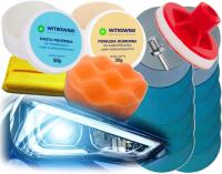 Zestaw do polerowania regeneracji odnowy lamp reflektorów samochodowych