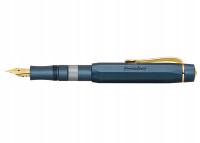 Pióro Wieczne Kaweco Piston Sport AL Navy/Gold EF + Atrament