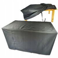 POKROWIEC NA MEBLE OGRODOWE STÓŁ 250x150x80 SZARY