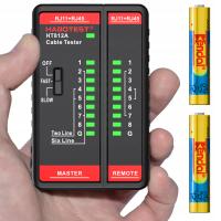Tester przewodów sieciowych LAN RJ11 / RJ45 Habotest HT812A do diagnostyki