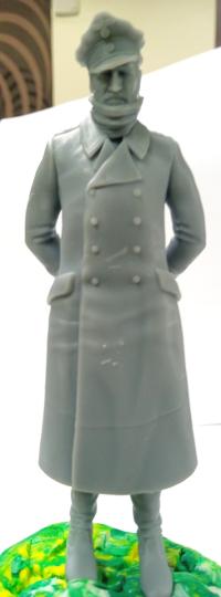 Niemiecki oficer jeniec spod Stalingradu WWII skala 1/48