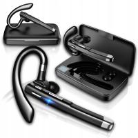BEZPRZEWODOWA SŁUCHAWKA BLUETOOTH 5.3 DLA KIEROWCY ETUI POWERBANK ZESTAW