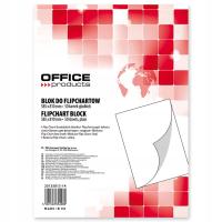 Blok Wkład do flipchartów OFFICE PRODUCTS gładki 58,5x81cm - 50 kart. biały
