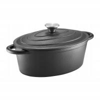 68612 Brytfanna żeliwna z pokrywą Iron 28,5 x 21 cm AMBITION