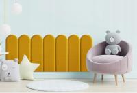 Panel Tapicerowany PŁOTEK ZAOKRĄGLONY 60x30 WELUR miękki wytrzymały